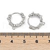 Brass Hoop Earring Findings KK-U043-16P-3