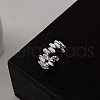 Special-Interest Fashionable 925 Sterling Silver Cuff Rings FS-WGFEF2C-01-1