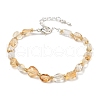 Natural Citrine Beads Bracelets for Women BJEW-H623-02S-01-4