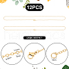 Unicraftale PVD Vacuum Plating 304 Stainless Steel Cable Chain Necklaces NJEW-UN0001-45G-4