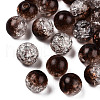 Transparent Crackle Acrylic Beads CACR-N002-26B-2