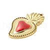 304 Stainless Steel Enamel Pendants STAS-K303-04G-07-2