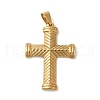 Ion Plating(IP)  304 Stainless Steel Pendants STAS-C103-01G-1