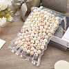 Gorgecraft 100Pcs 4 Styles Printed Wood European Beads WOOD-GF0002-07-6