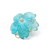 Handmade Glass Seed Beaded Sakura Pendants PALLOY-MZ00763-05-4