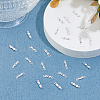 DICOSMETIC 25Pcs 925 Sterling Silver Bead Tips Knot Covers STER-DC0001-55-5