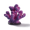 Resin Imitation Coral Ornaments DJEW-G026-08B-1