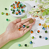 FIBLOOM 40Pcs 8 Styles Handmade Lampwork Fruit Beads LAMP-FI0001-04-3