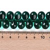 Electroplate Glass Beads Strands EGLA-Q128-01B-4