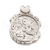 304 Stainless Steel Pendants STAS-A112-10P-1