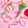 Polyester Stripe Ribbons OCOR-WH0045-12A-3