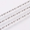 Tarnish Resistant 304 Stainless Steel Ball Chains CHS-F003-08P-D-1