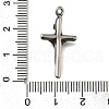 304 Stainless Steel Pendants STAS-L284-58AS-01-3