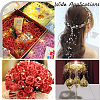 Gorgecraft 10 Strands Acrylic Imitation Pearl Beaded Trim Garland Strand OCOR-GF0001-45-10-3