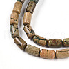 Natural Verdite Stone Beads Strands G-N346-01A-06-4