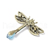 Dragonfly Alloy Brooches for Backpack Clothes JEWB-M067-10AB-2