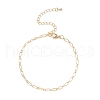Brass Cable Chain Anklet for Women AJEW-AN00480-1
