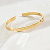 Simple Style Alloy W Open Cuff Bangles for Women YU8266-1