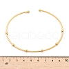 304 Stainless Steel Arm Cuff Bangles for Women AJEW-P127-03G-5
