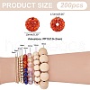   200Pcs Pave Disco Ball Beads RB-PH0001-41H-2