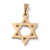 304 Stainless Steel Pendants STAS-I127-031G-B-1