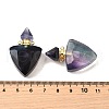 Natural Fluorite Perfume Bottle Pendants G-L623-10G-03-3