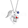 Heart with Wing Urn Ashes Pendant Necklace PW-WG4984E-09-1
