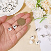 CHGCRAFT 40Pcs 2 Styles Handmade Porcelain Beads PORC-CA0001-19-3