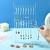 2 Layers Hanger Style Acrylic Earring Storage Display Rack ST-CJ0034-03-5
