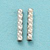 925 Sterling Silver Tube Beads STER-Q191-02S-2