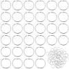 CREATCABIN 100Pcs 925 Sterling Silver Open Jump Rings STER-CN0001-41-1
