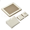 Rectangle Imitation Leather Jewelry Set Display Tray ODIS-K005-05-3