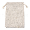 Cotton Packing Pouches Drawstring Bags ABAG-R011-10x14-2
