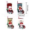 4Pcs Cloth Christmas Stockings Sets JX066A-2