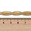 304 Stainless Steel Twist Rope Chain Necklace for Men Women NJEW-P269-03G-4