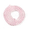 Transparent Baking Paint Glass Beads Strands X1-DGLA-A034-T4mm-D04-2