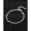 Iron Rhinestone Bridal Jewelry Sets: Necklaces SJEW-K007-04S-7