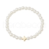 CCB Imitation Pearl Bracelets BJEW-JB11055-02-1