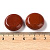 Mother's Day Gifts Natural Red Jasper Flat Round Palm Stones G-M416-10D-3