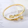Brass Cuff Bangles for Women FS-WG1B78B-01-2