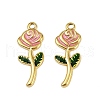 304 Stainless Steel Enamel Pendants STAS-L290-41G-1