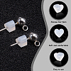 SOFPLATE Clear Silicone Full-covered Ear Nuts FIND-SP0001-18E-6