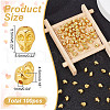 HOBBIESAY 100Pcs Electroplated Non-magnetic Synthetic Hematite Beads G-HY0001-66-2