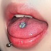 Stainless Steel Enamel Tongue Rings WG76637-14-2