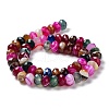 Natural Banded Agate/Striped Agate Beads Strands G-E605-A01-01A-4