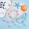 SOFPLATE 100Pcs Transparent Acrylic Beads MACR-SP0001-46-4