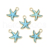 Alloy Enamel Pendants ENAM-YW0002-61D-1