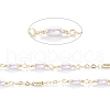 Handmade CCB Plastic Imitation Pearl Beaded Chains CHC-M021-29LG-2