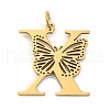 Ion Plating(IP) 201 Stainless Steel Pendants STAS-N103-184G-X-1