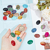 GOMAKERER 30Pcs 30 Styles Natural & Synthetic Mixed Gemstone Cabochons G-GO0001-24-3